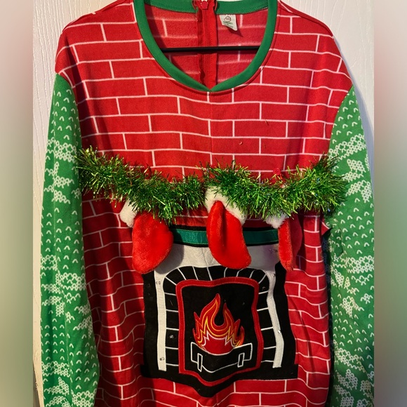 Christmas Chimney Costume / Sleeper Pajamas - Picture 1 of 5